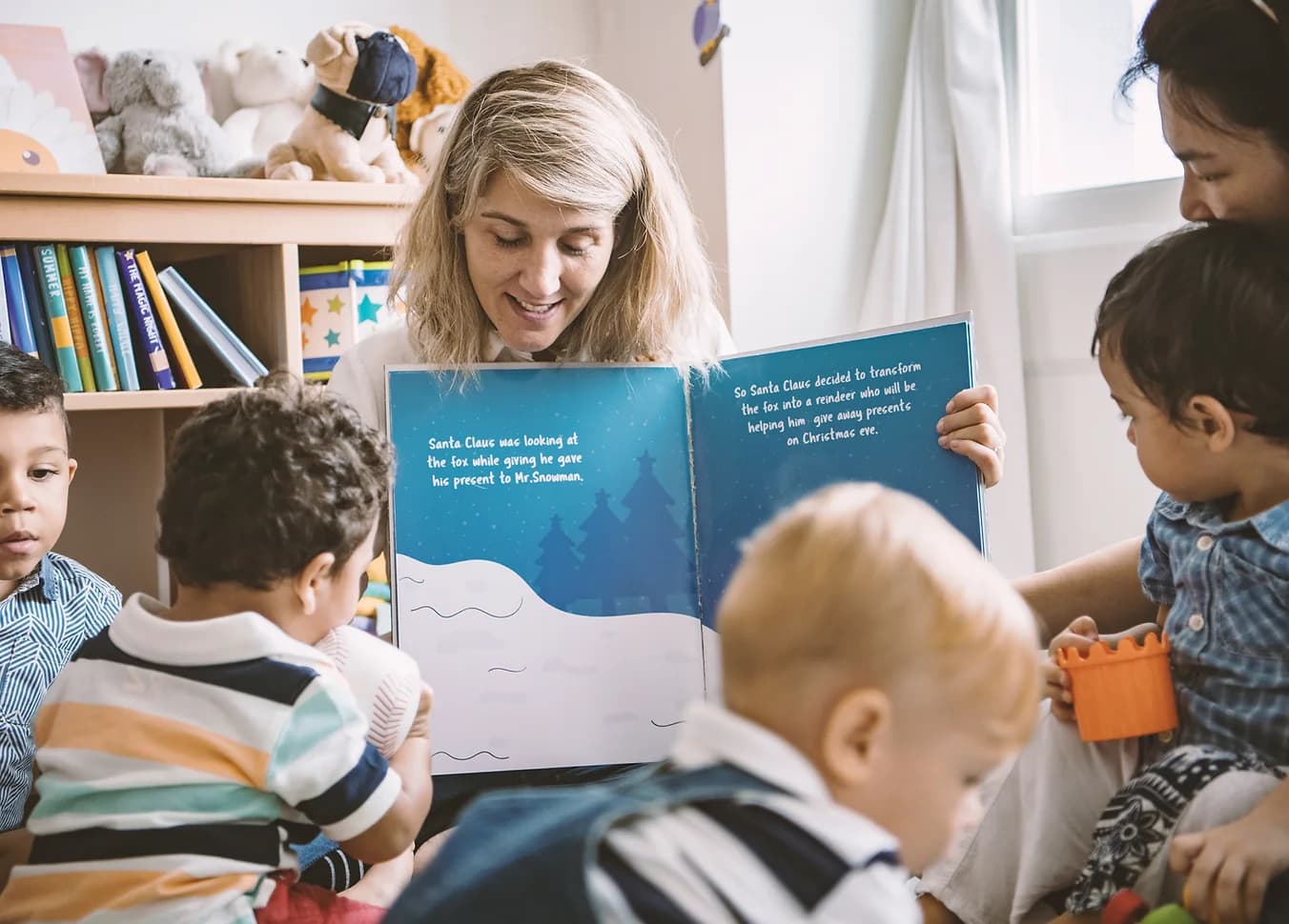 Image d'accueil representant la vie dans une micro-crèche